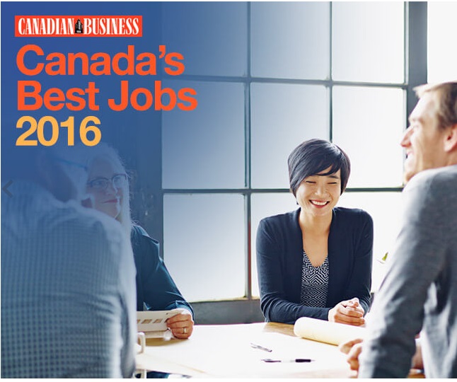 canada best jobs 2016